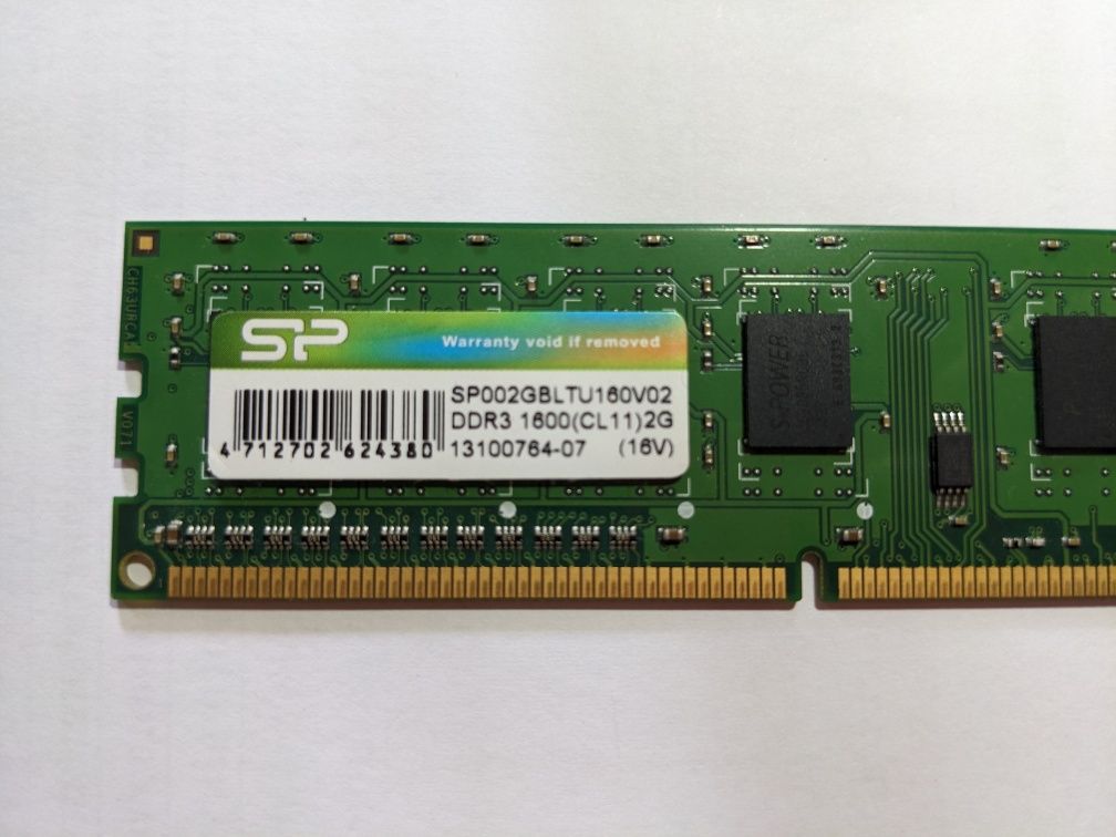 Оперативна пам'ять Silicon Power DDR3-1600 2048MB (CL11)