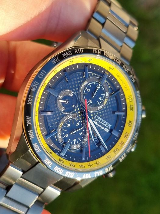 Citizen Attesa Nissan Fairlady Z Ikazuchi Yellow AT8185-89E