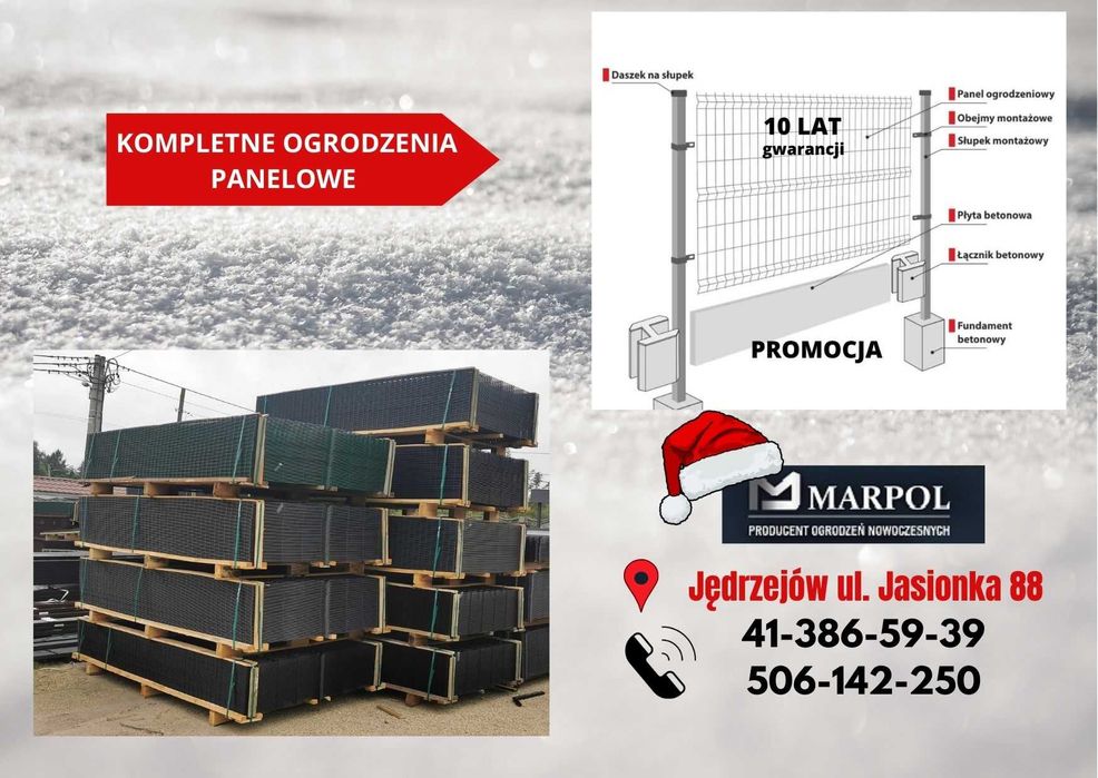 Ogrodzenie panelowe,płyta betonowa,montaż,brama,furtka aluminium stal