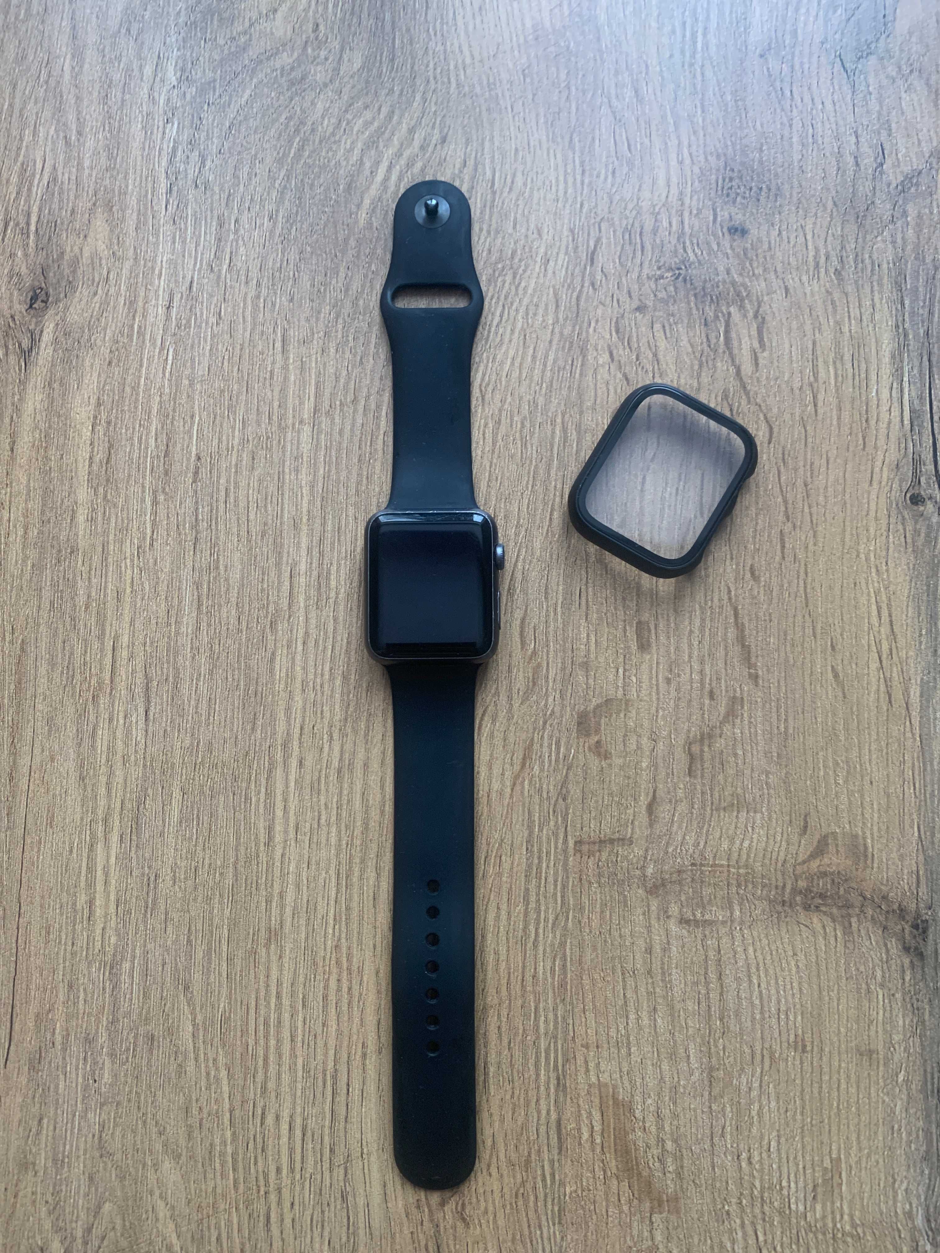 Apple Watch 7000 1 generacji 42 mm czarny aluminiowy stan bdb