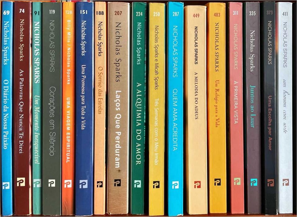 Livros Nicholas Sparks - Vários - Em muito bom estado