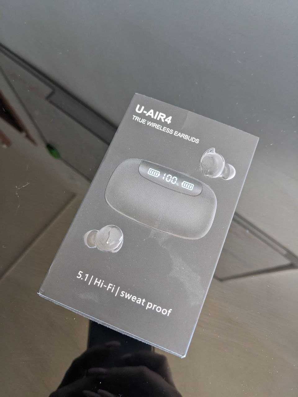бездротові навушники U-AIR4 TRUE WIRELESS EARBUDS з зарядним кейсом