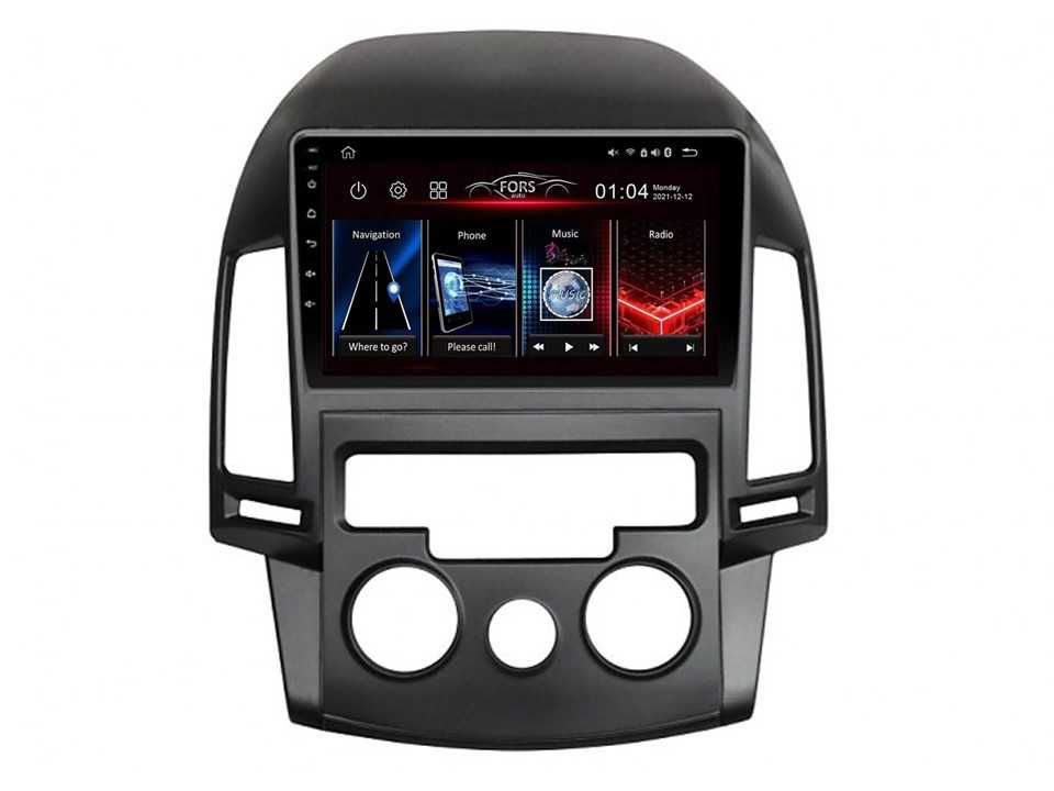Radio samochodowe Android Hyundai I30 (9", LHD, Manual AC) 2008.-2011