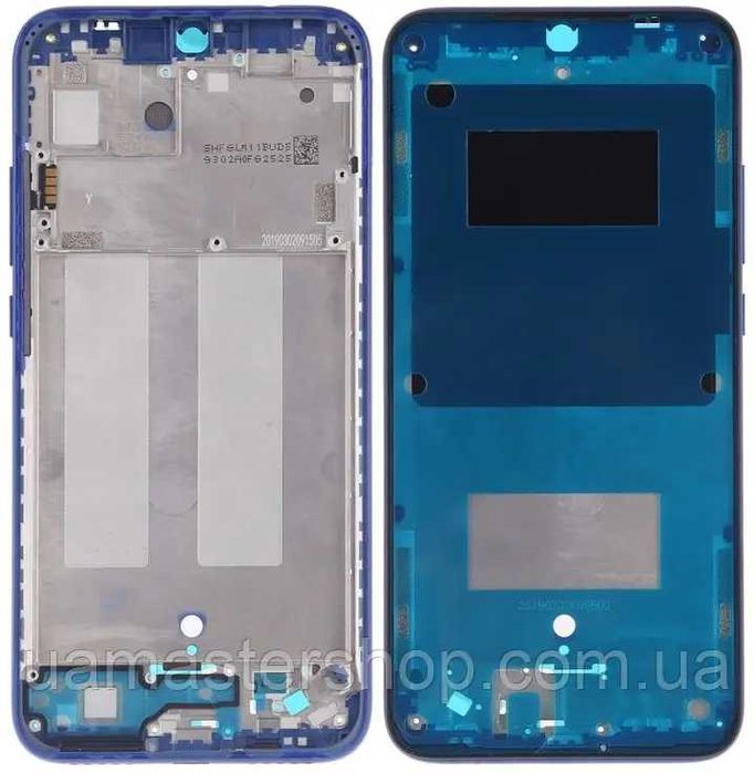 Рамка (середня частина) для Xiaomi Redmi Note 7, колір синій