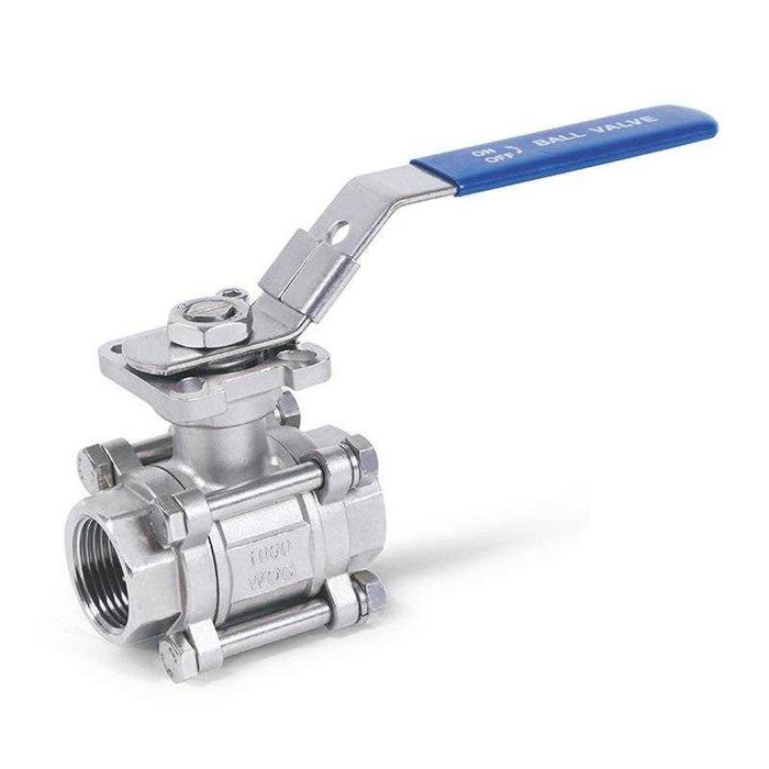 Zawór kulowy 3-częściowy nierdzewny 3/4"