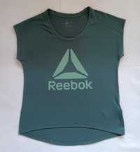 T-shirt koszulka Reebok rozm. S zielona bluzka