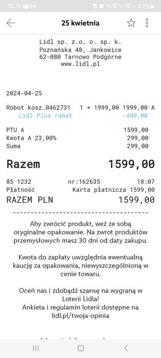 Robot koszący PARKSIDE PMRDA 20 LI-B2  po 1 sezonie mocna wersja na 10