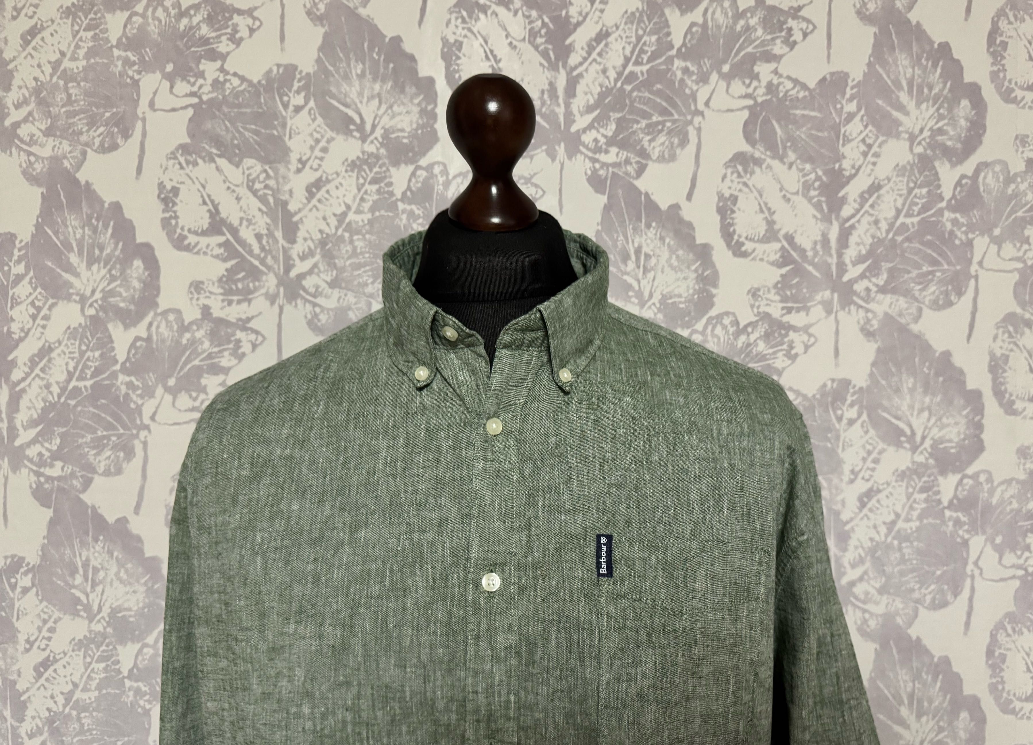 Льняная рубашка Barbour .