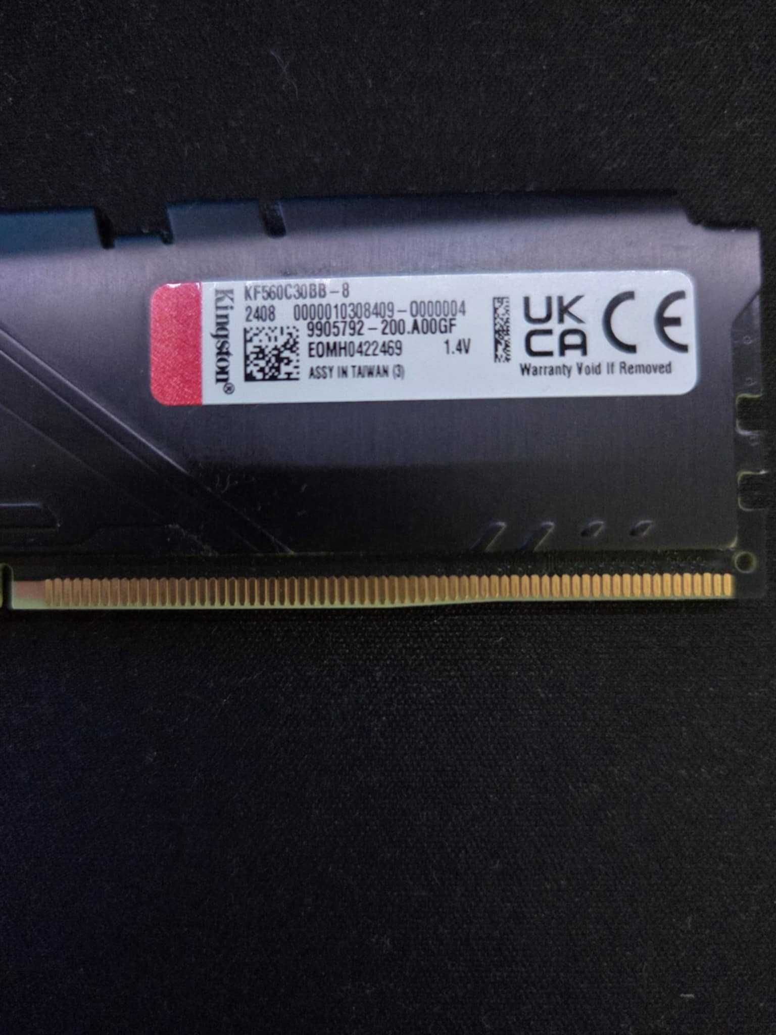 Pamięć RAM Kingston Beast, DDR5, 8 GB, 6000MHz, CL30 (KF560C30BB-8)
