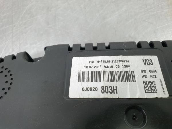 Quadrante / painel de instrumentos SEAT Ibiza IV (6J5, 6P1)