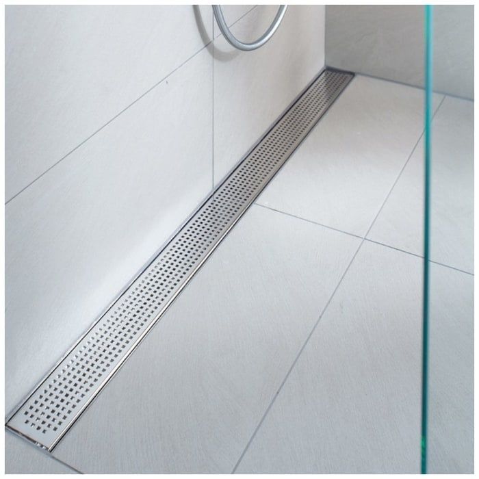 Aco ShowerDrain M+ Odpływ liniowy przyścienny 90 cm +Kratka Ruszt