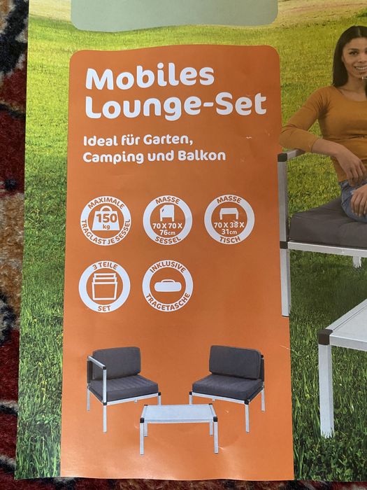 Mobilny zestaw wypoczynkowy