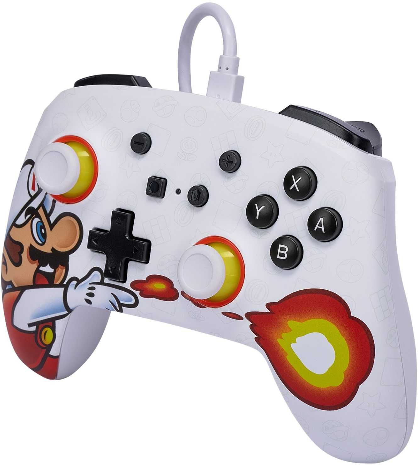 PowerA SWITCH Pad przewodowy Enhanced Fireball Mario