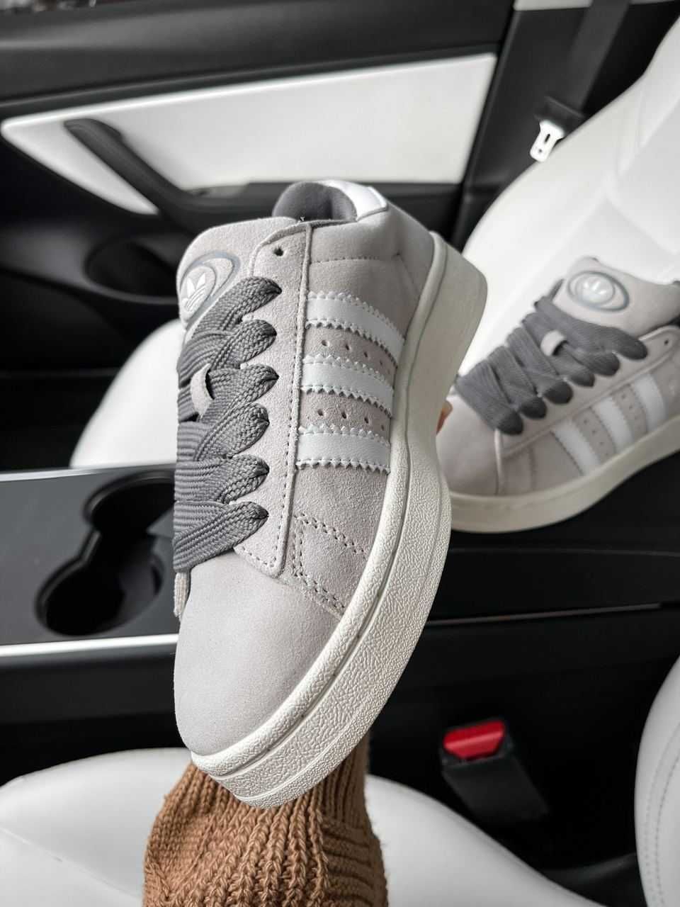 (БЕЗ ПЕРЕДОПЛАТИ) Adidas Campus OOS Grey адідас кампус сірі