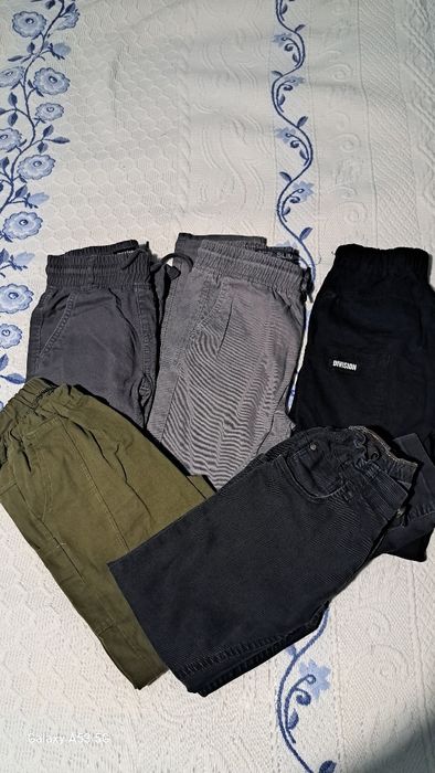 Lote de calças 6/7 anos