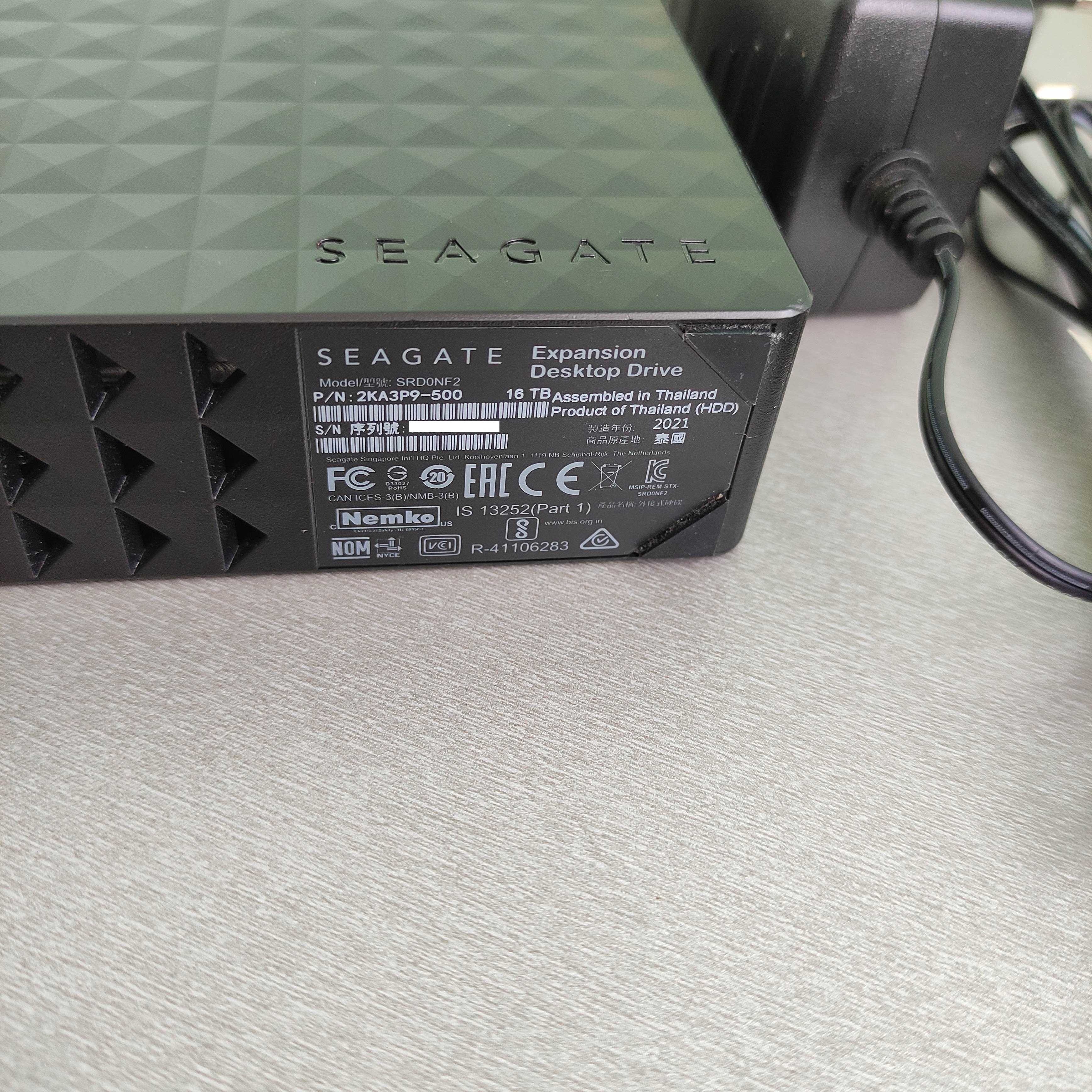 Зовнішній Жорсткий Диск HDD Seagate Expansion \ EXOS 16Tb CMR USB 3.0