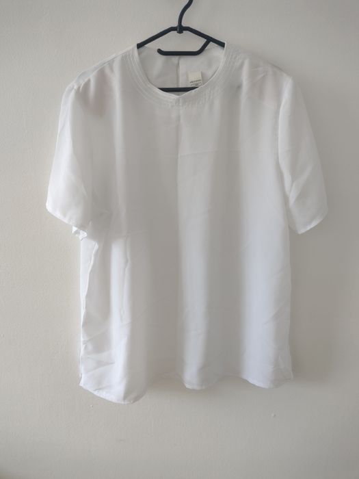 Biała bluzka koszula m 38 oversize lub 44 xxl