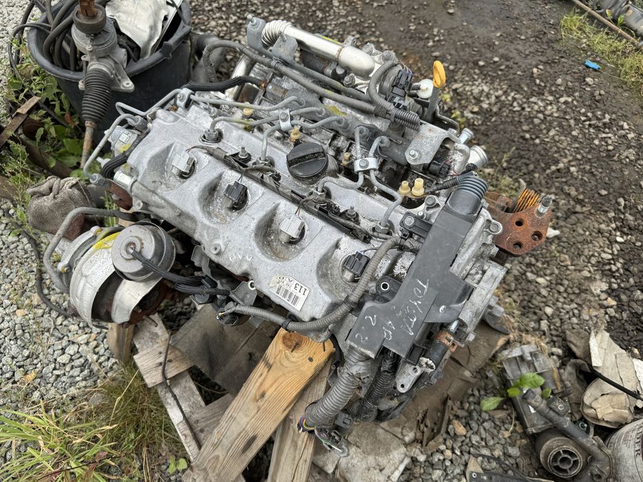 Silnik Toyota 2.2 d4d 2AD kompletny turbo wtryski