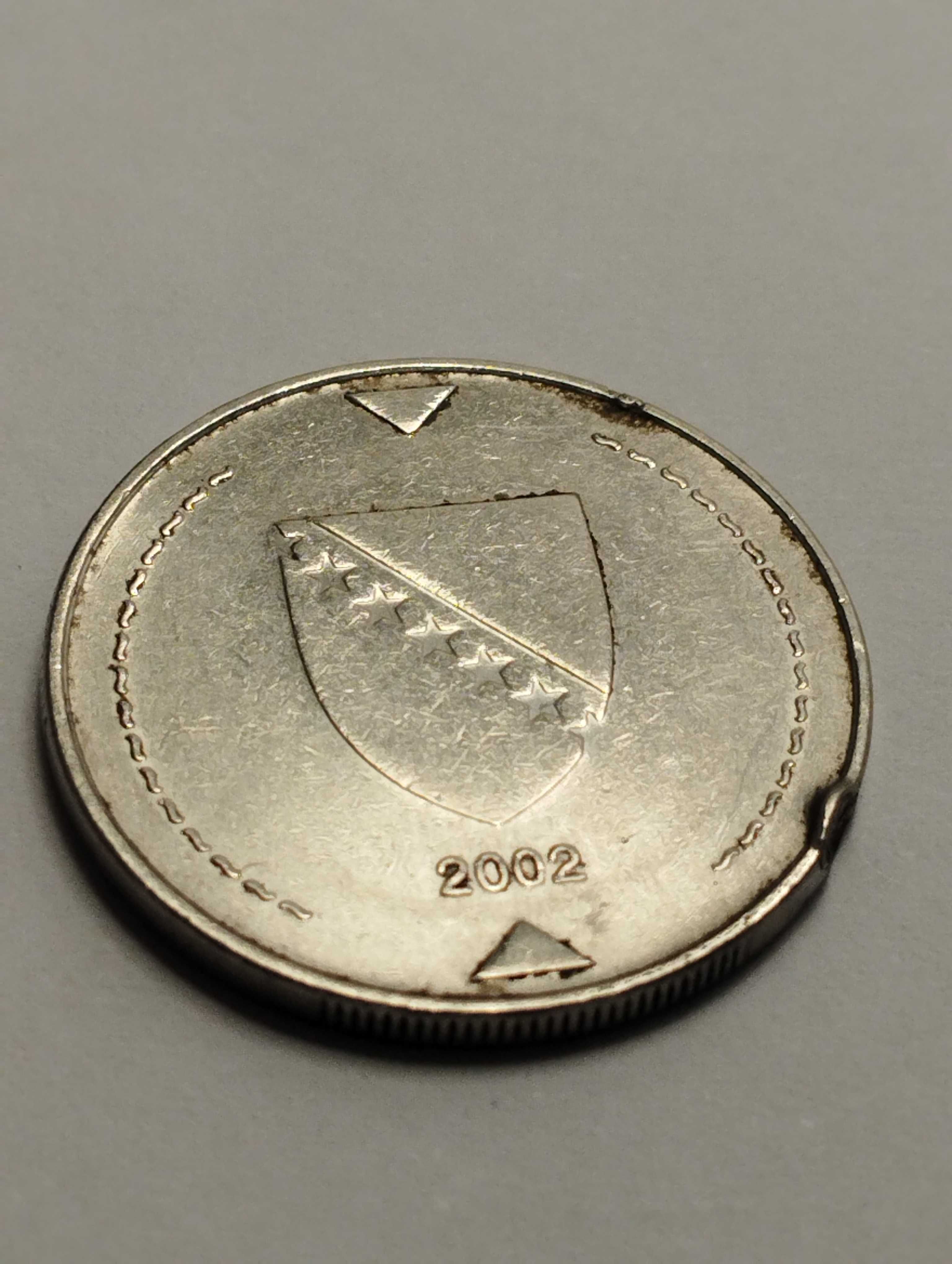 Sprzedam monetę Bośnia i Hercegowina 1 marka 2002r. stan db.