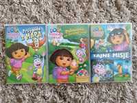 Dora poznaje świat, 3 filmy, komplet