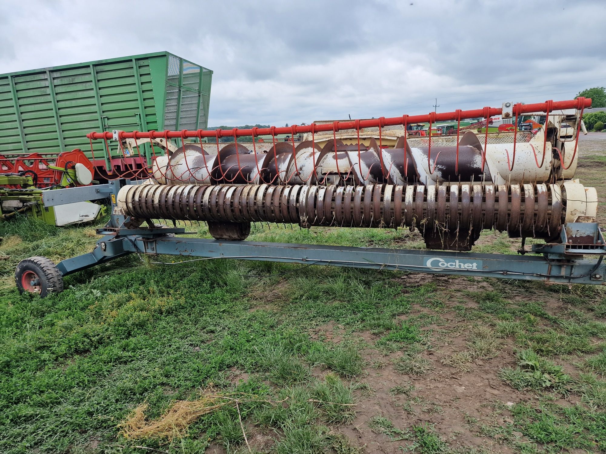 Podbieracz do trawy claas jaguar, wózek, częsci