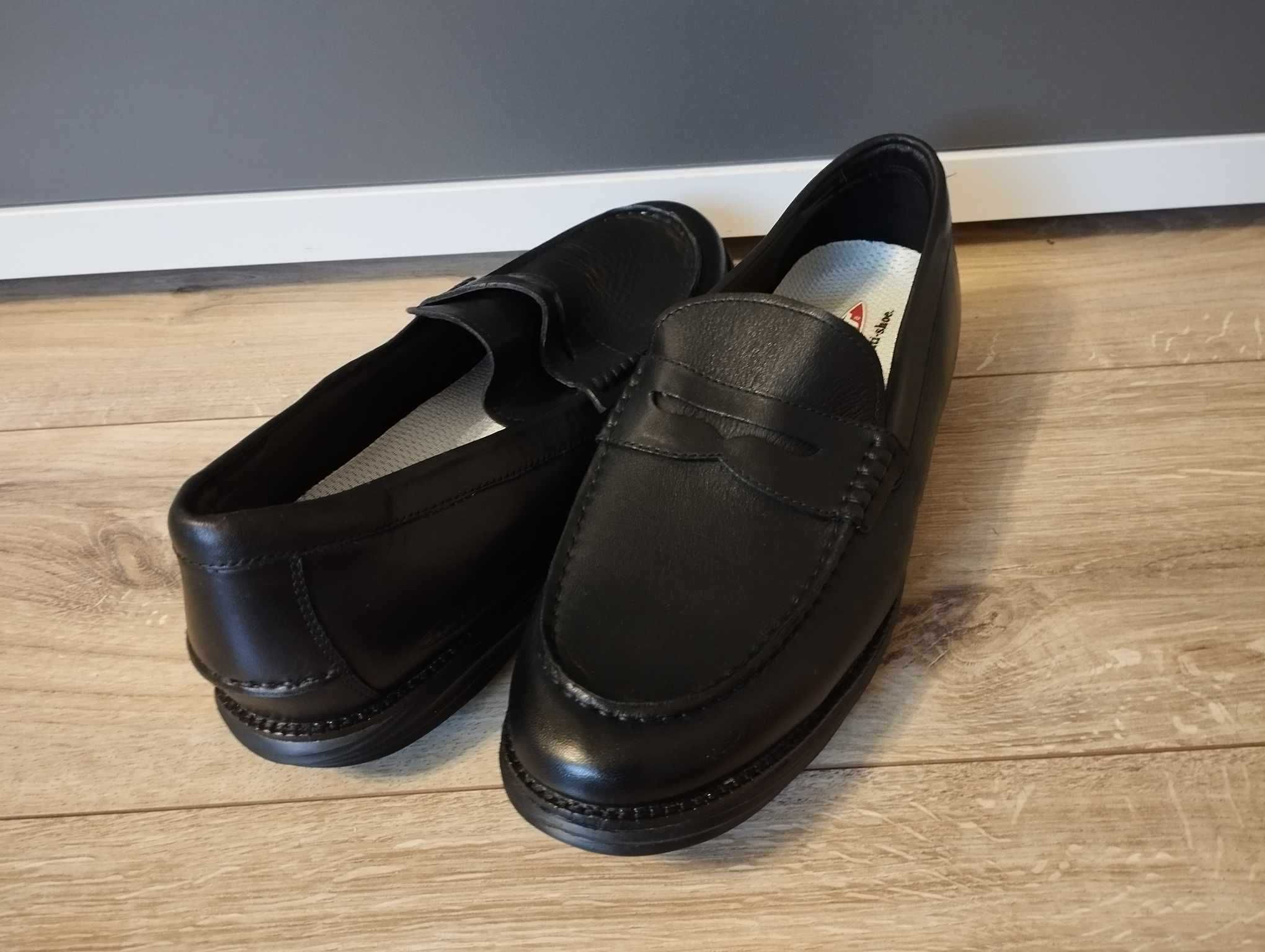 MBT Boston Loafer Black Nappa jak nowe 43 super buty