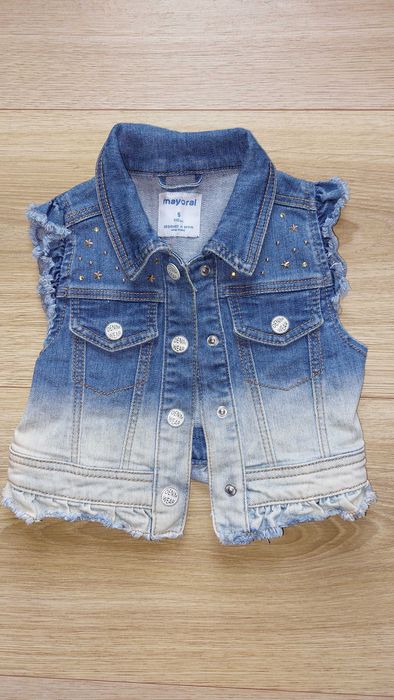 Kamizelka dżinsowa dla dziewczynki Mayoral r. 110