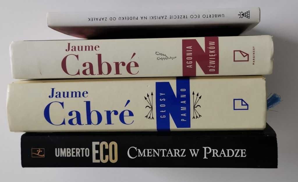 UMBERTO ECO, JAUME CABRE - pakiet 4 książek