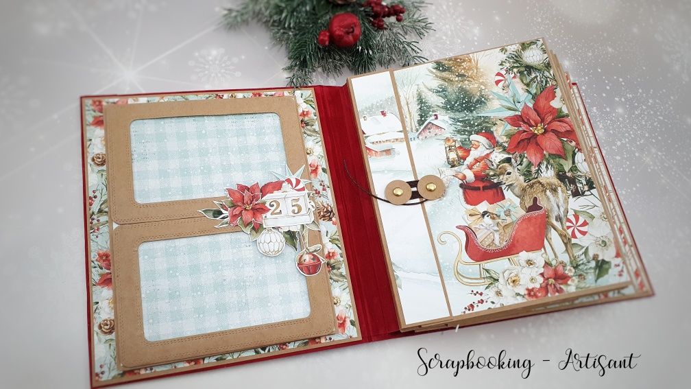 Album na zdjęcia White Christmas, scrapbooking