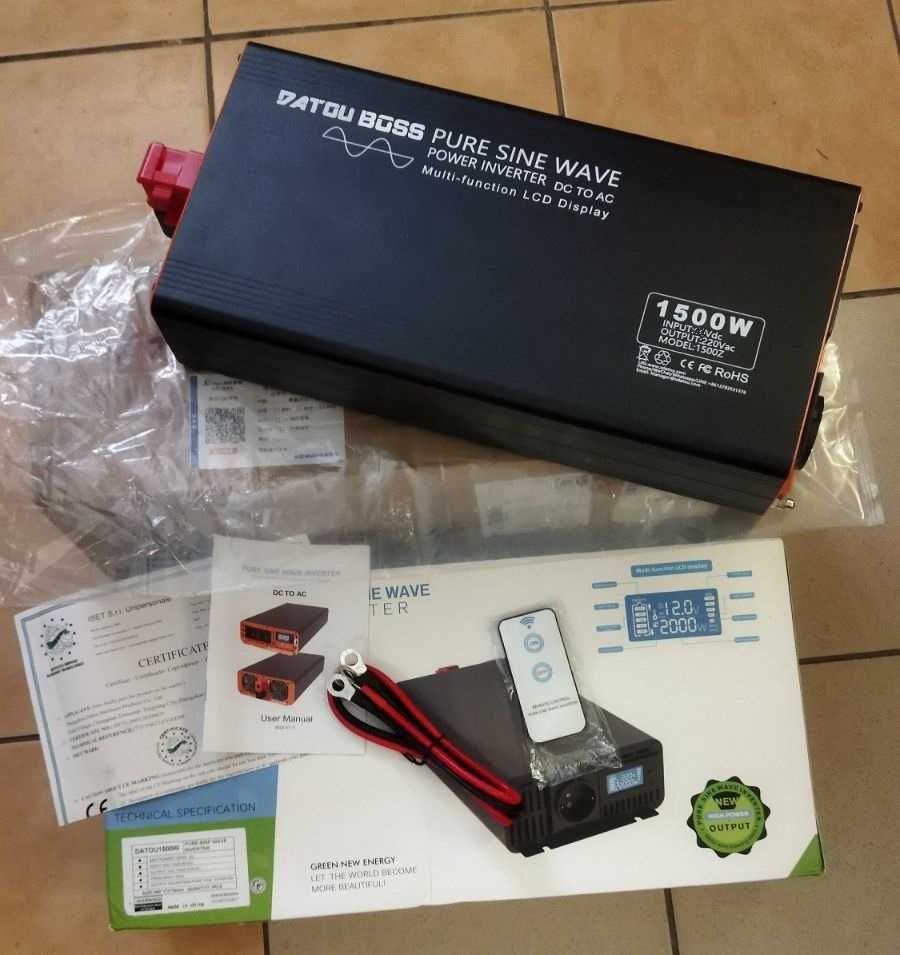 Інвертор DATOUBOSS Pure Sine Wave Inverter 1500W(3000W)DC48/60V-AC230V