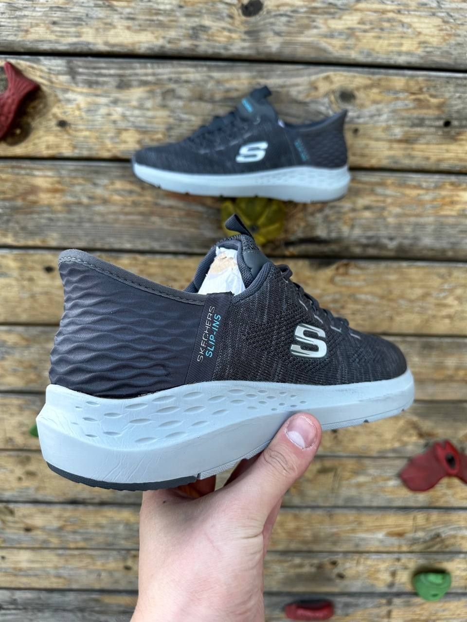 Літні кросівки сітка SKECHERS Slip-ins