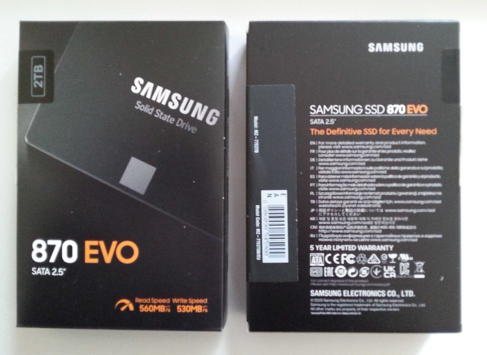Zapakowany,Nowy-Samsung-Dysk SSD-2TB-Polecam inne modele-foto.
