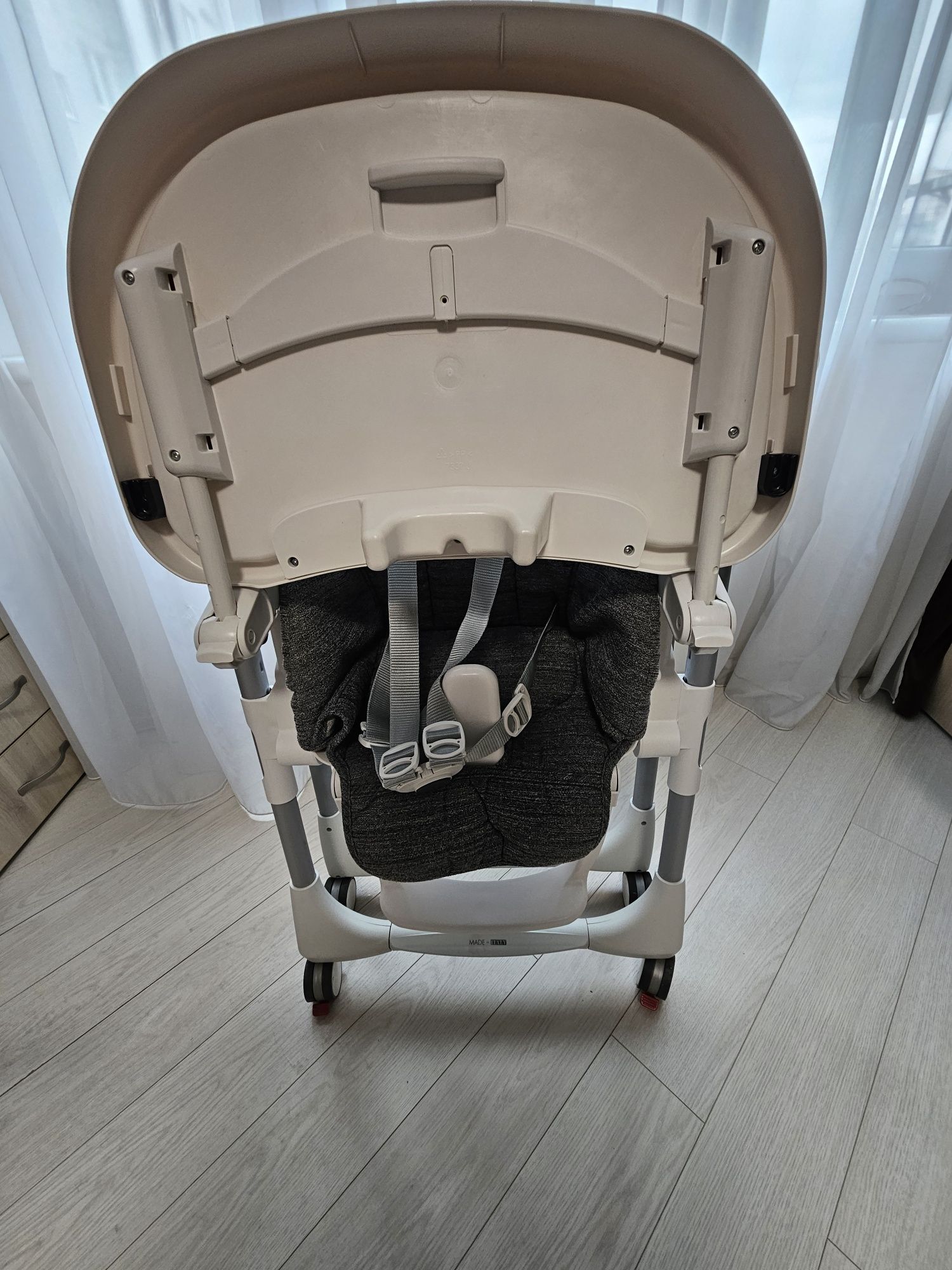 Стілець для годування Peg-Perego Prima Pappa Follow Me Wonder Gray