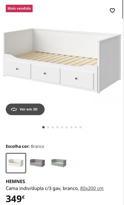 Cama quarto (hemnes)