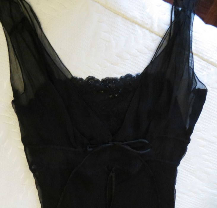 Vestido Cerimónia Maximo Dutti - Tamanho 36 - M , Preto - Novo
