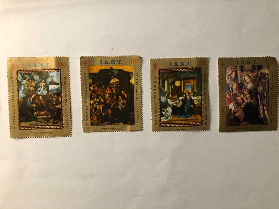 Selos/Vinhetas Pintores Portugueses, I.A.N.T.1969 e 1970