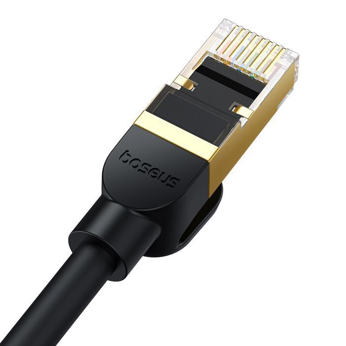 Kabel Ethernet Baseus High Speed Cat 8 40 Gb/s 3m - czarny