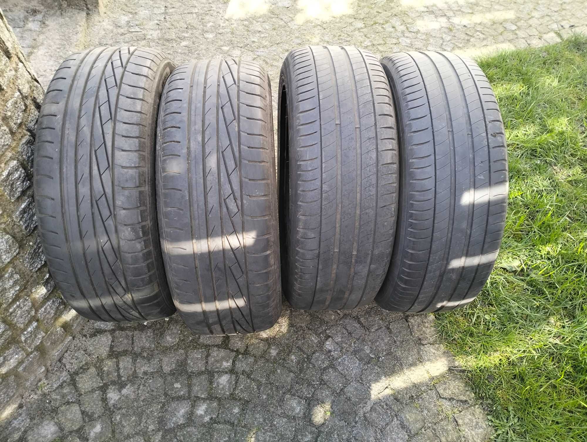 Opony letnie używane 4 szt 215/55R17