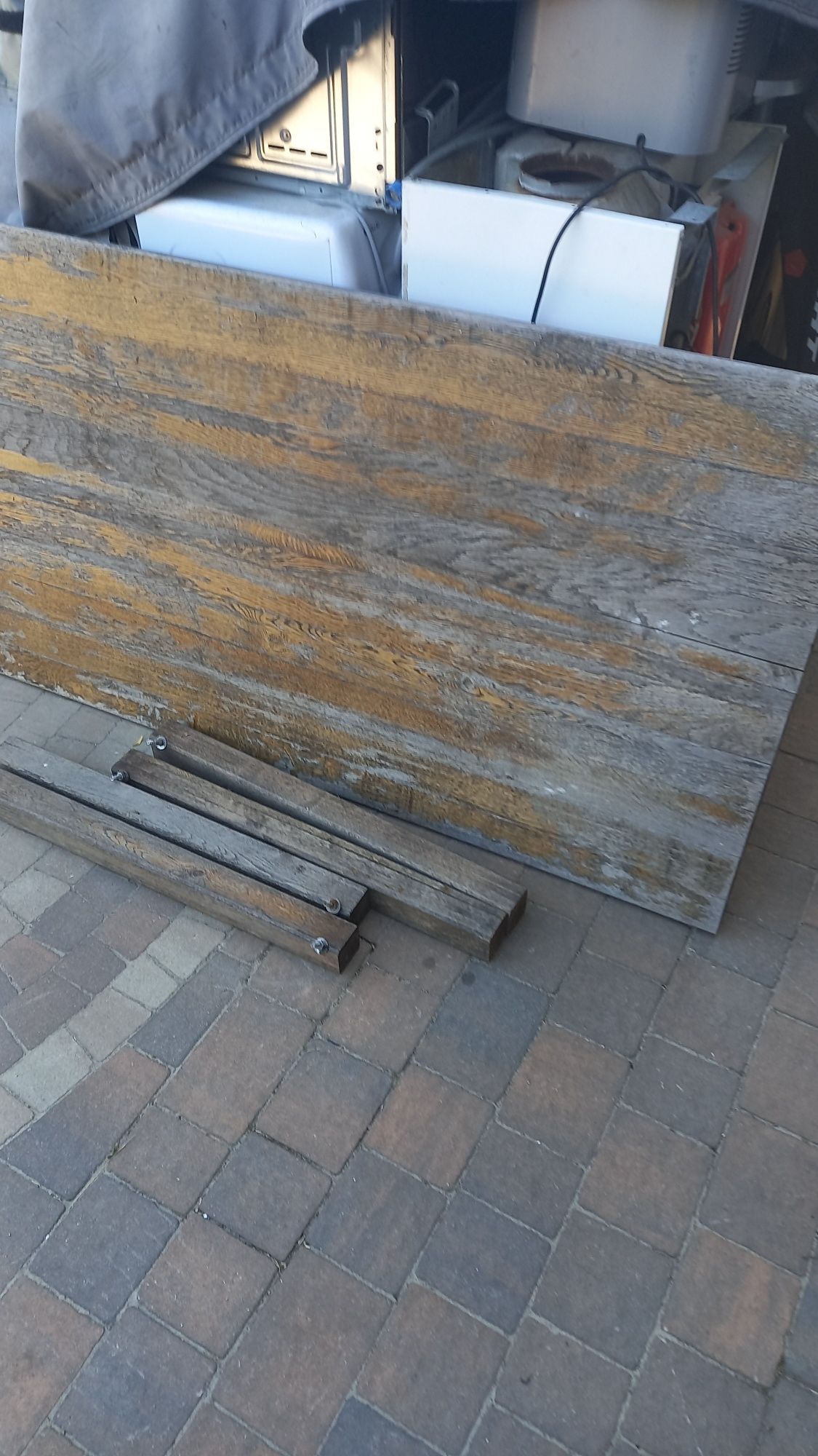 Stol dębowy 150x80x80