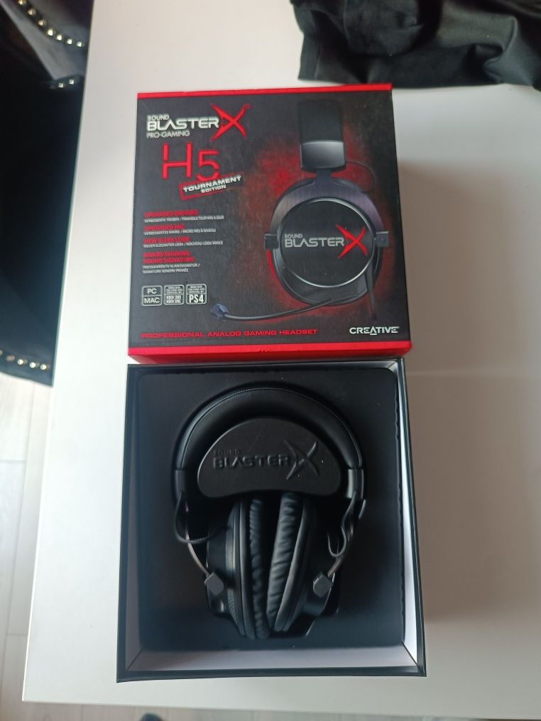 Nowe słuchawki Creative Sound BlasterX H5 Tournament Edition