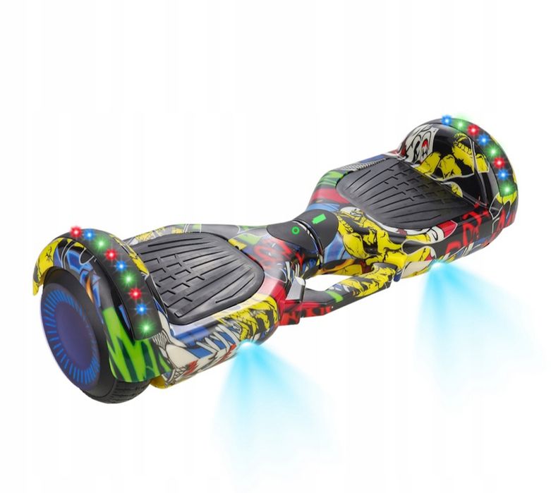 Deskorolka elektryczna led hoverboard bluetooth 2 sztuki