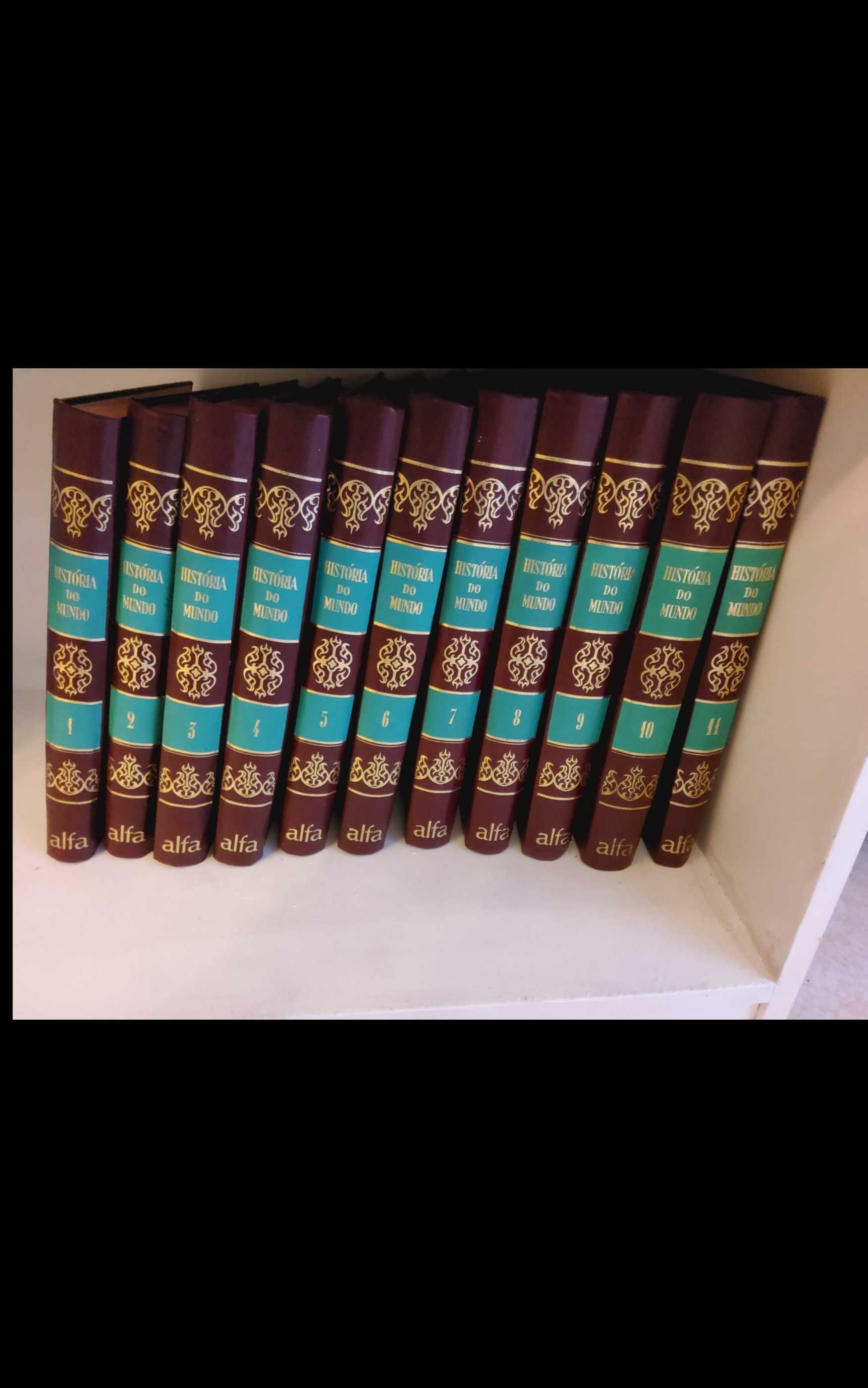 Enciclopédia encadernada História do Mundo