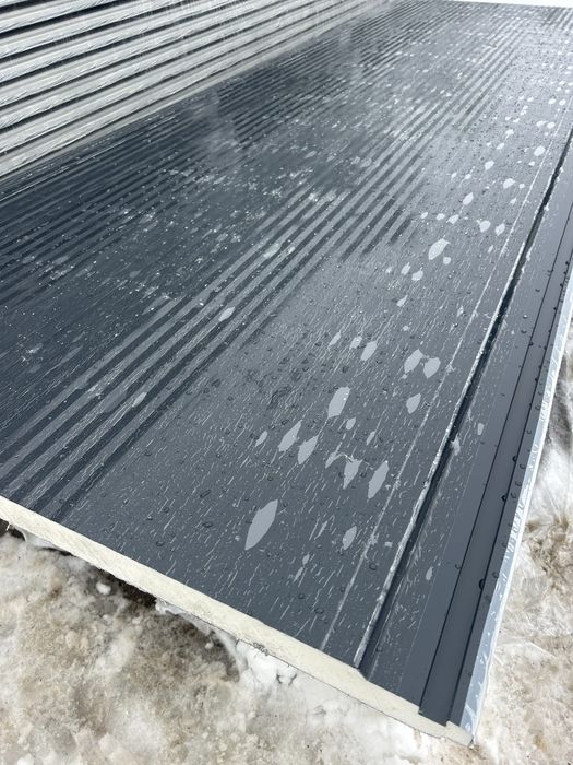 50mm 5cm NOWA Płyta warstwowa ścienna ściana Płyty warstwowe RAL7016