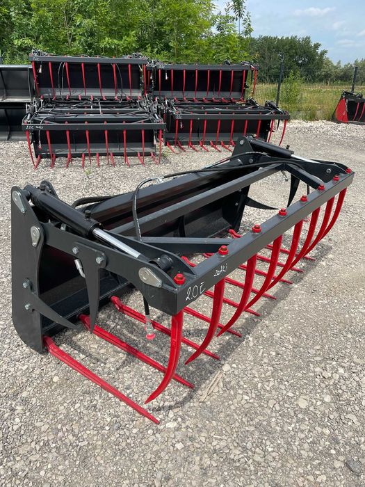 Łycho -krokodyl krokodyl do obornika METAL TECHNIK 2 siłowniki