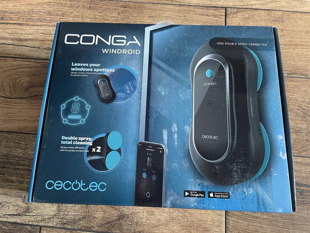 Conga Windroid 1090 Double Spray Connected robot do mycia okien