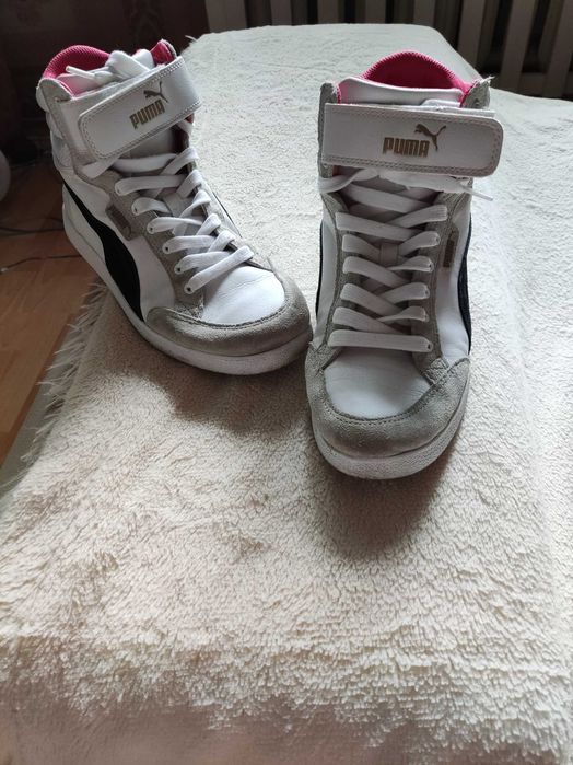 Кросовки кожаные puma
