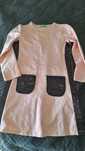 Vestido corde rosa em bom estado para 8 anos 128 cm