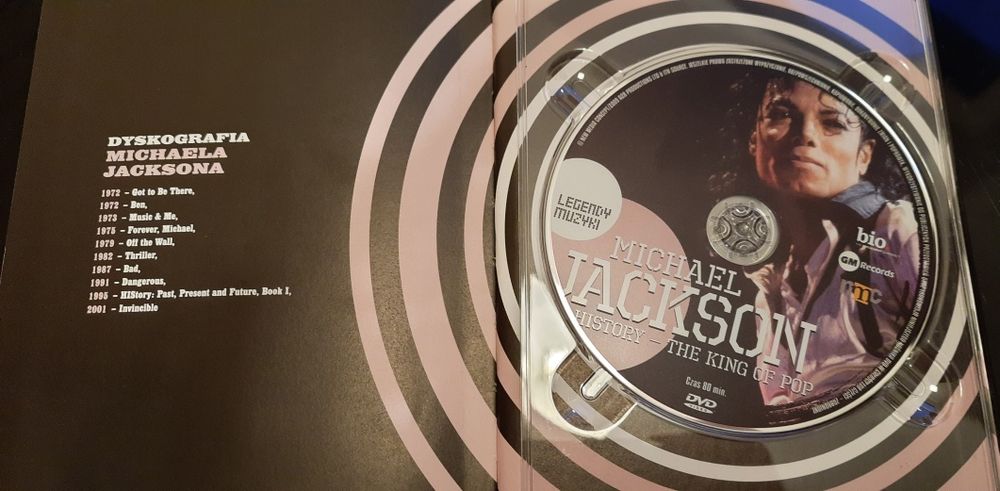 Michael Jackson History - The King of Pop Legendy Muzyki książka film