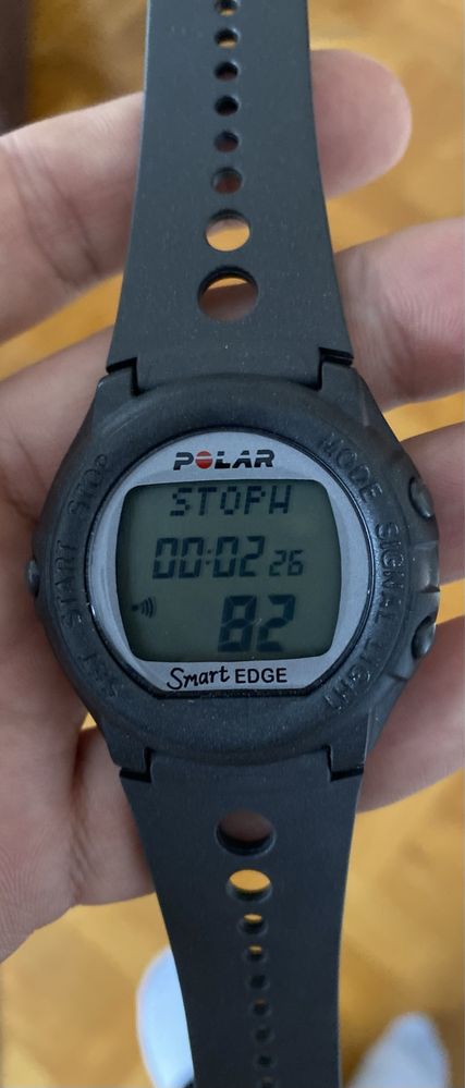 Zegarek Polar Smart Edge unisex szary cyfrowy wyświetlacz Retro