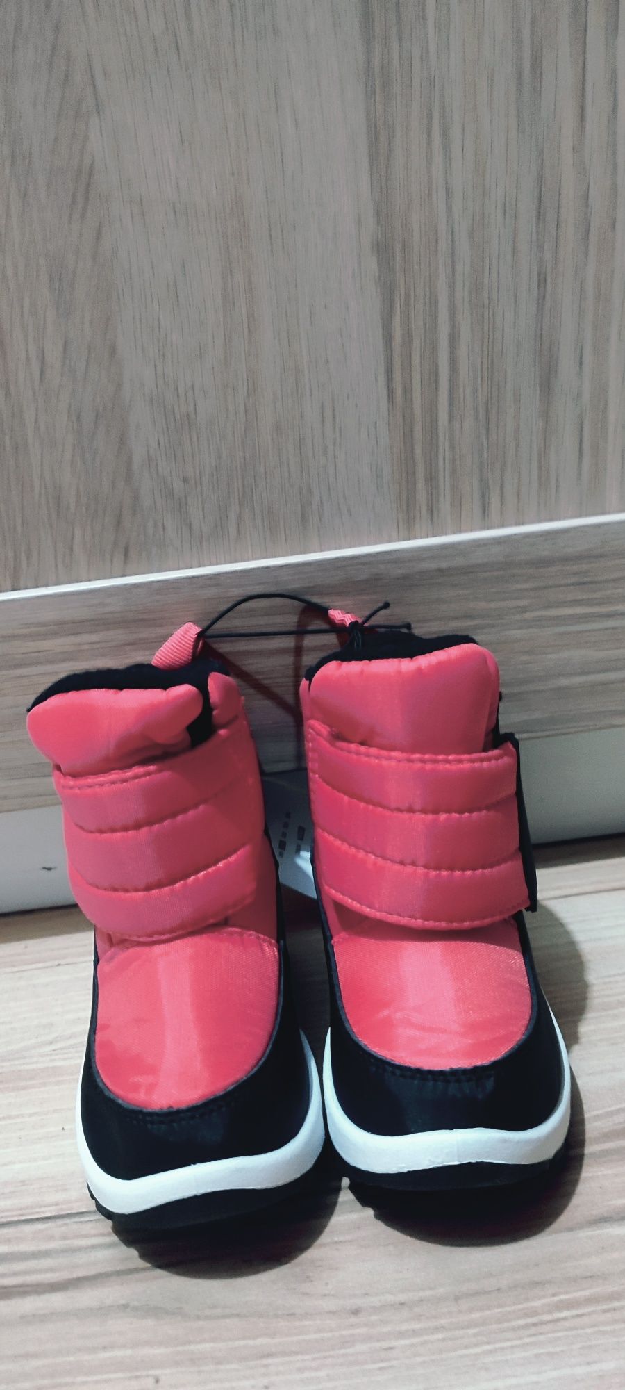 Nowe różowe śniegowce rozm. 21 (13 cm)